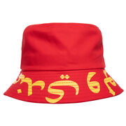 Red Andy Wahloo bucket hat